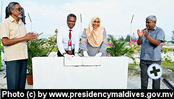 courtesy Raajje - The First Lady graces ground-breaking ceremony for new pet care facility