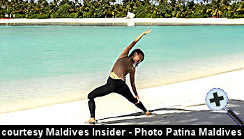 courtesy Maldives Insider - Mins Teo, a movement Therapist and Certified Pilates and Gyrotonic Instructor