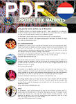 Protect the Maldives brochure in Nederlands