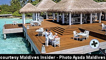 courtesy Maldives Insider - Dining at Ayada Maldives