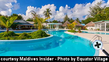 courtesy Maldives Insider - The Equator Village Pool