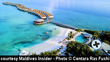 courtesy Maldives Insider - Centara Ras Fushi aerial-view