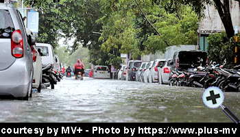 courtesy MV plus - Met Office issues White Alert for Maldives