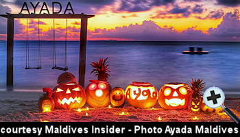courtesy Maldives Insider - Halloween comes alive at Ayada Maldives