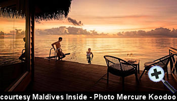 courtesy Maldives Insider - Sunset on Mercure Maldives Kooddoo