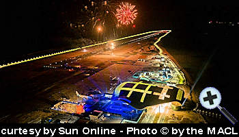 courtesy Sun Online - Hanimaadhoo Airport is open