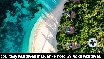 courtesy Maldives Insider - Noku Maldives Beach-Villa aerial-view