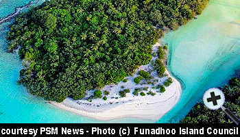 courtesy PSM News - Dhaffalhu Island in the Shaviyani Atoll