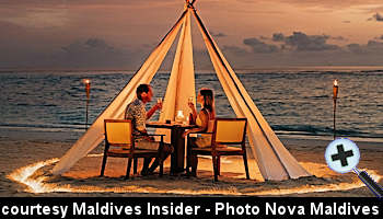 courtesy Maldives Insider - Nova Maldives Beach Dinner