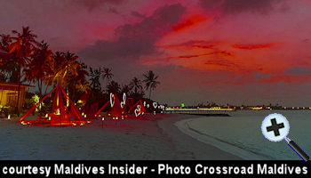 courtesy Maldives Insider - Valentines Day across Crossroads Maldives