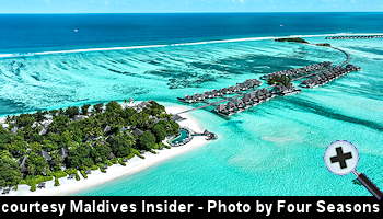 courtesy Maldives Insider - Four Seasons Maldives aerial-view