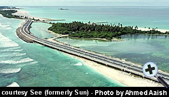 courtesy See - Addu Hankede Bridge - (Photo by Ahmed Aaish)