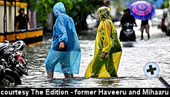 courtesy The Edition - Flooded Street after heavy Rain in Male