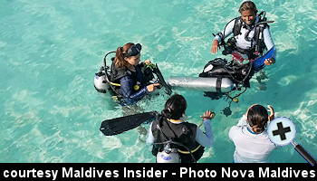 courtesy Maldives Insider - Nova Maldives to host PADI AWARE Weekin the Maldives