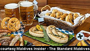 courtesy Maldives Insider - Oktoberfest at The Standard Maldives