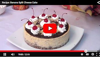 Haveeru Youtube Video - Banana Split Cheese Cake